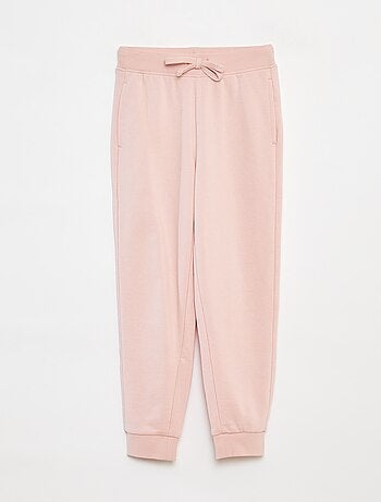 Calças de jogging lisas com cintura elástica