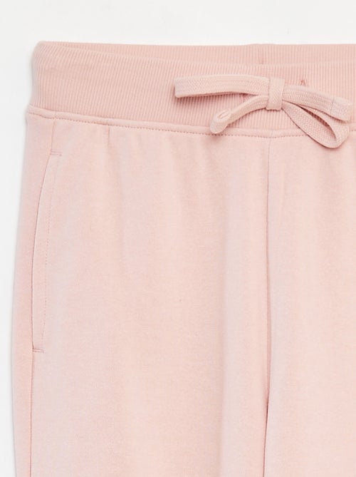 Calças de jogging lisas com cintura elástica - Kiabi