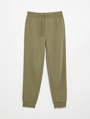 Calças de jogging lisas com cintura elástica