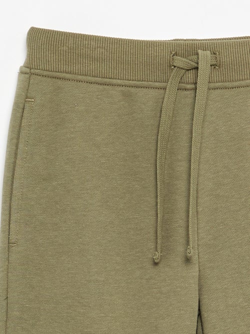 Calças de jogging lisas com cintura elástica - Kiabi Calças de jogging lisas com cintura elástica - Kiabi