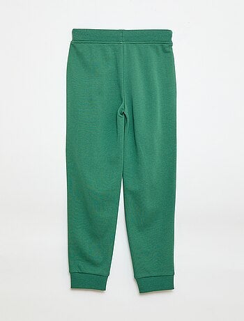 Calças de jogging lisas com cintura elástica