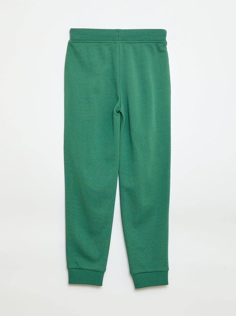 Calças de jogging lisas com cintura elástica Verde - Kiabi