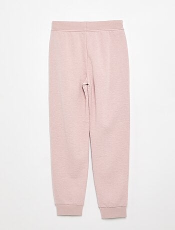 Calças de jogging lisas com cintura elástica