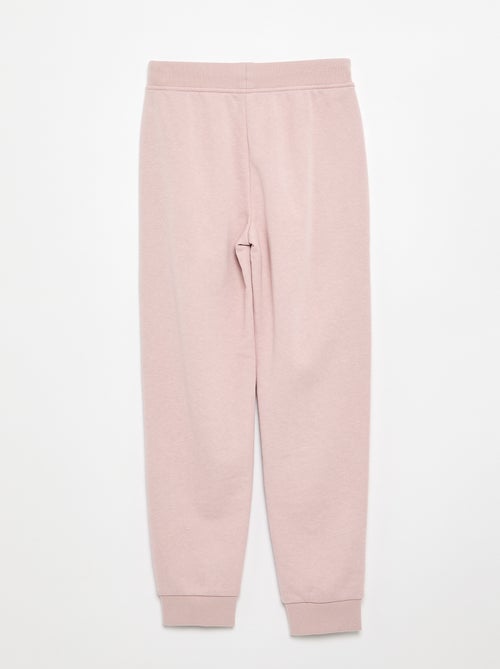 Calças de jogging lisas com cintura elástica - Kiabi