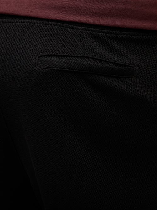 Calças de jogging lisas em malha piqué - Kiabi