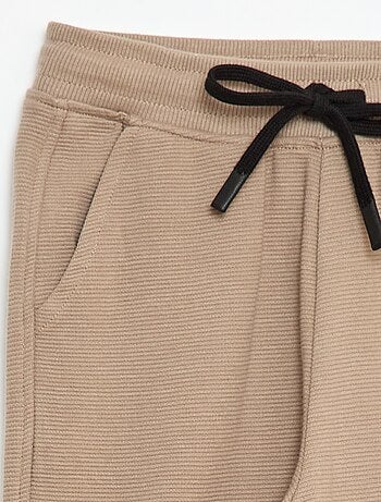 Calças de jogging lisas em moletom leve