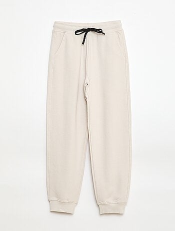 Calças de jogging lisas em moletom leve
