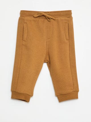 Calças de jogging mescladas em french terry