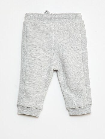 Calças de jogging mescladas em french terry
