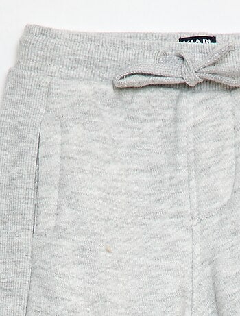 Calças de jogging mescladas em french terry