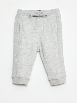 Calças de jogging mescladas em french terry