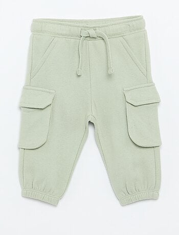 Calças de jogging multibolsos