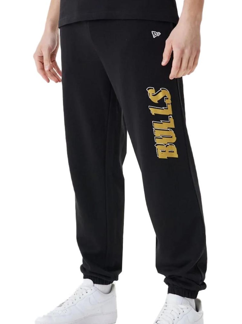 Calças de Jogging New Era Script para Homem Preto - Kiabi