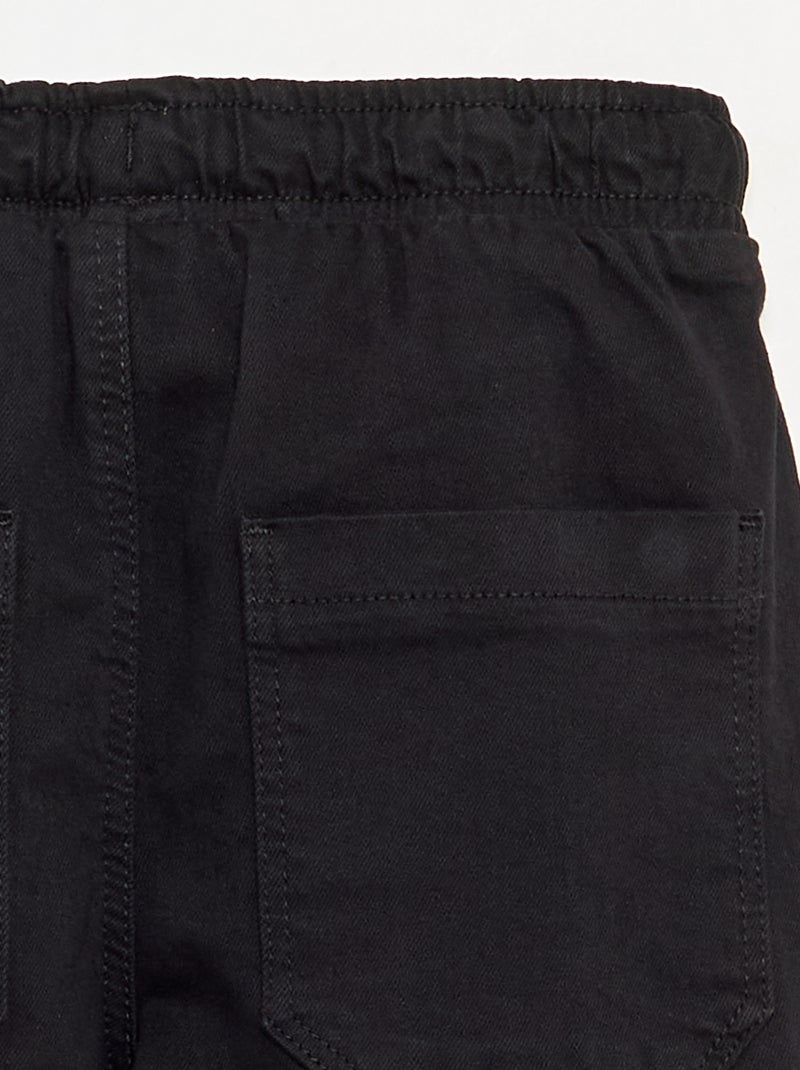 Calças de jogging Preto - Kiabi