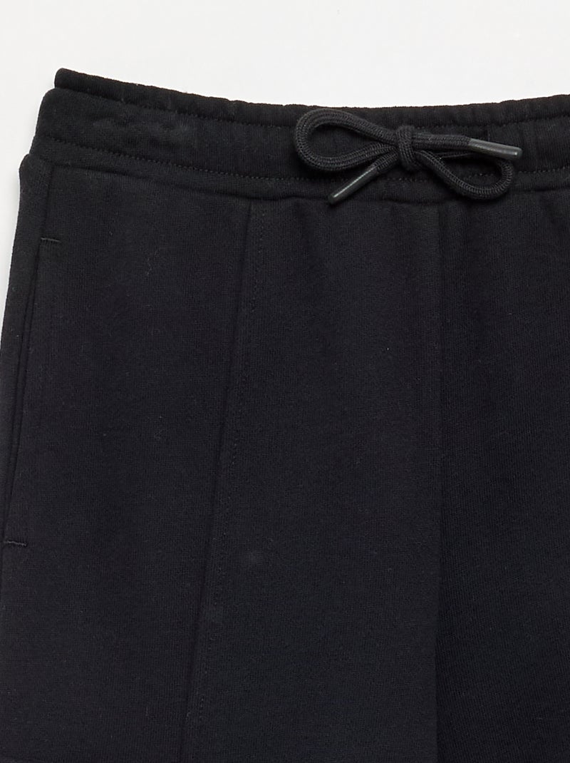 Calças de jogging Preto - Kiabi