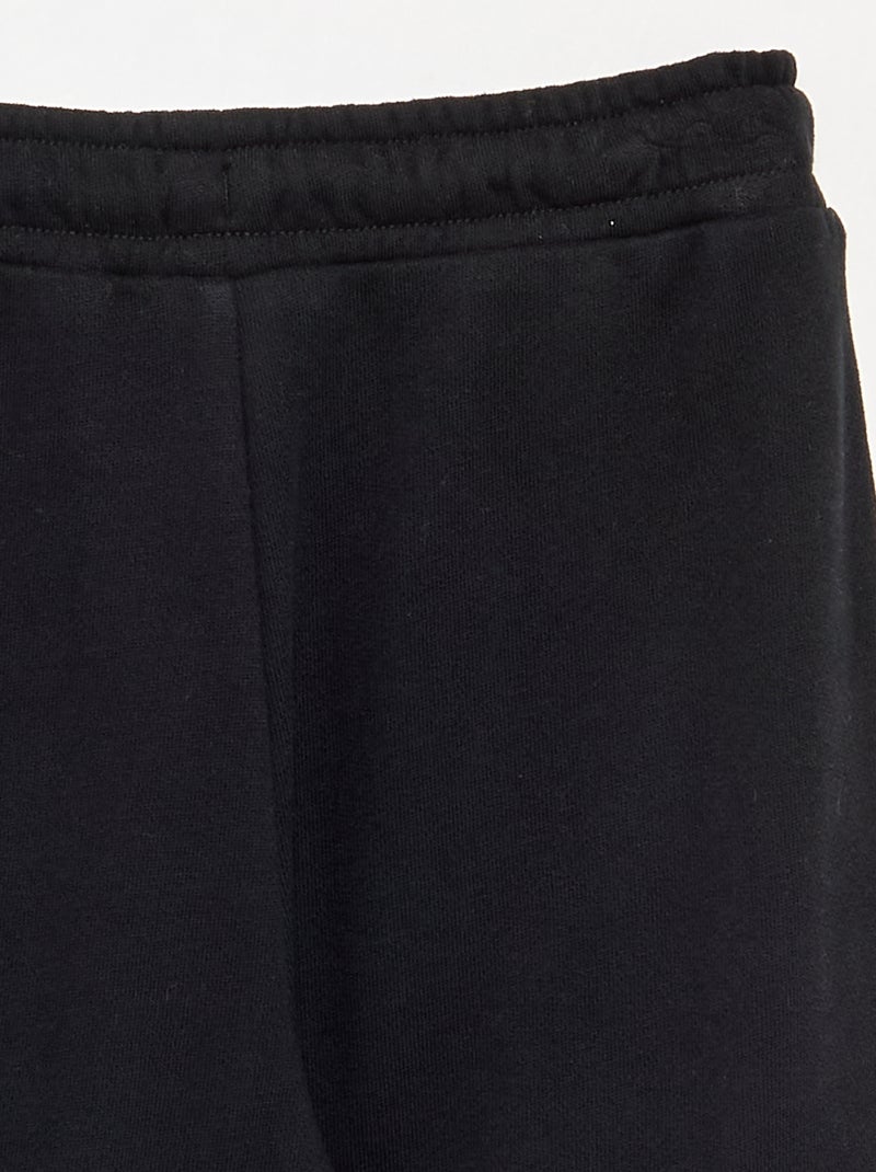Calças de jogging Preto - Kiabi