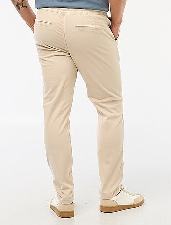 Calças de jogging slim lisas