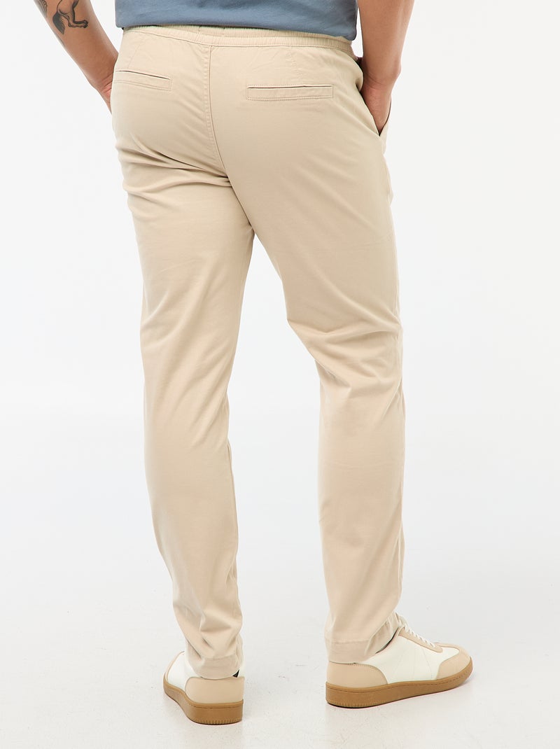 Calças de jogging slim lisas Cinza - Kiabi