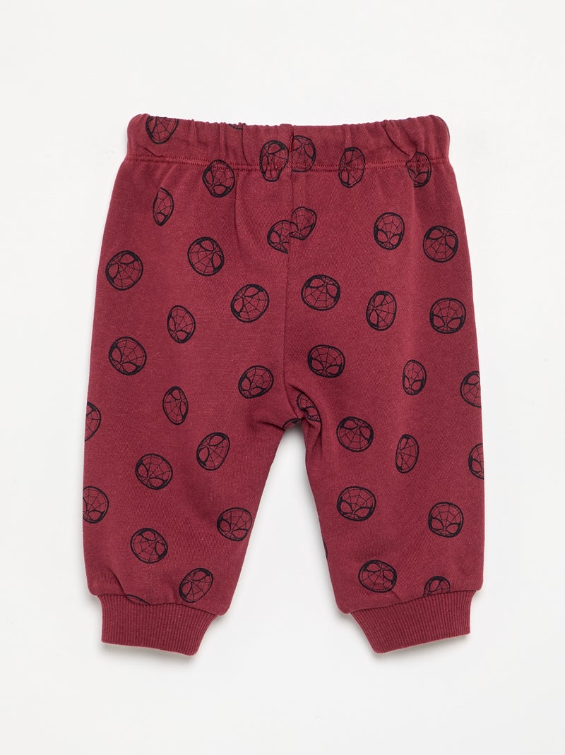 Calças de jogging 'Spider-Man' 'Marvel' Vermelho - Kiabi