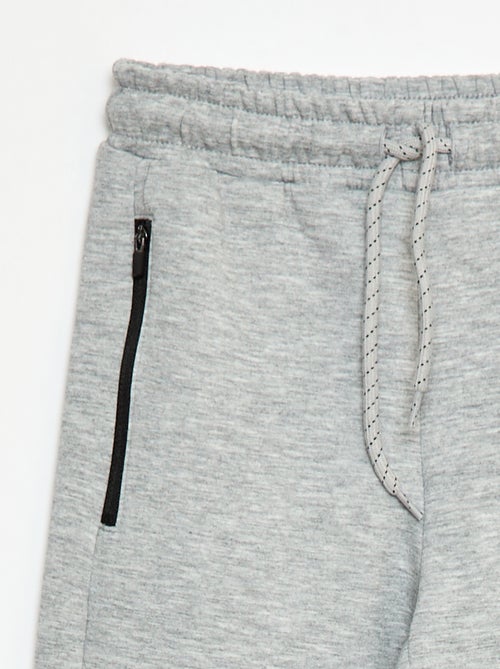 Calças de jogging tipo neoprene - Kiabi