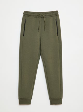 Calças de jogging tipo neoprene