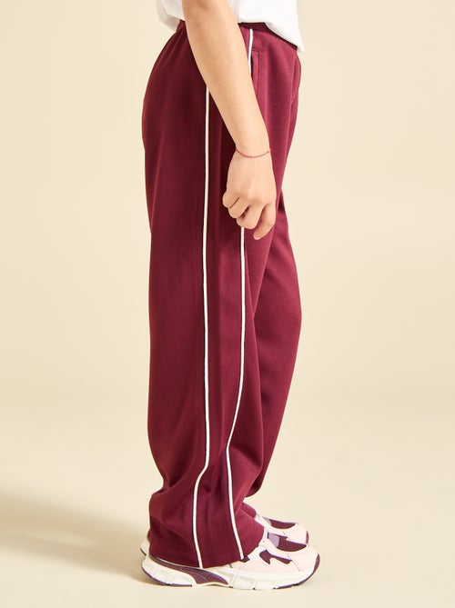 Calças de jogging wide leg - Kiabi Calças de jogging wide leg - Kiabi