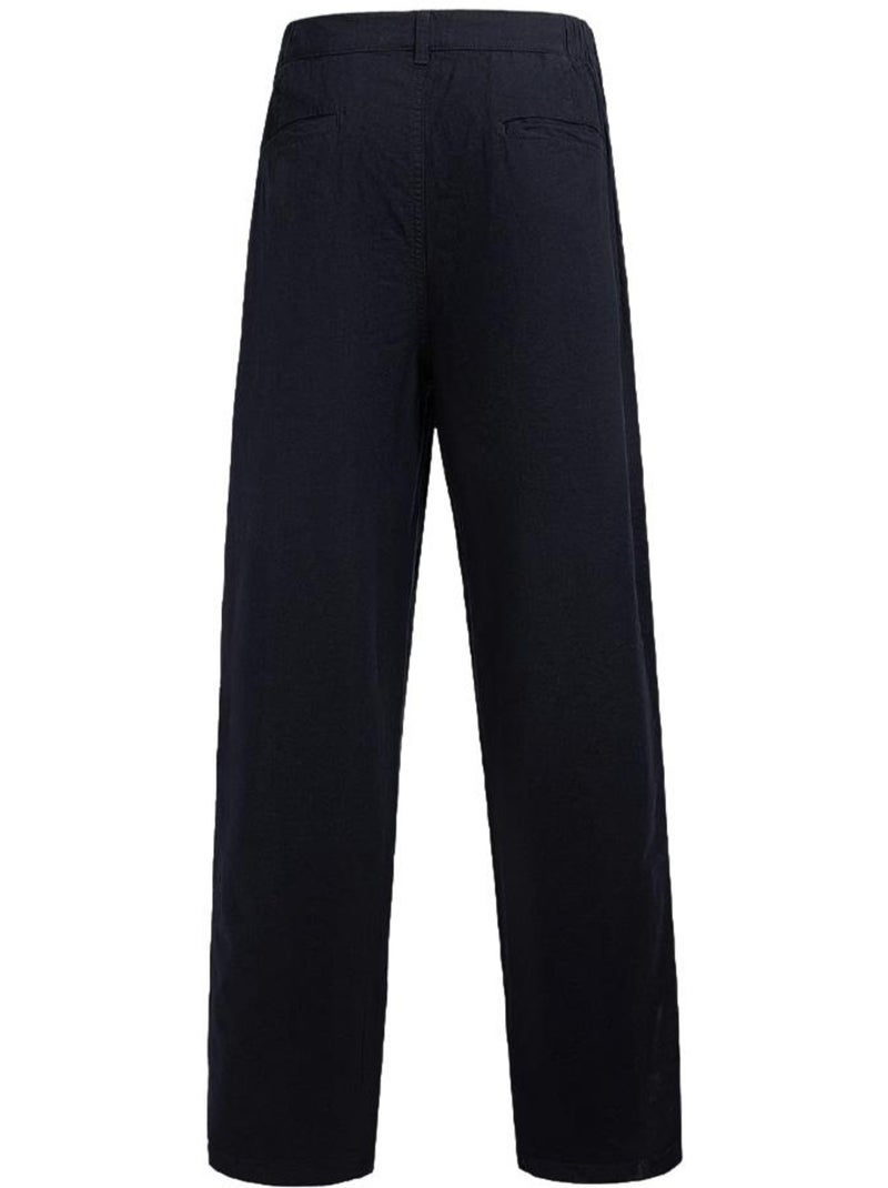 Calças de Linho Fluido Teddy Smith para Homem Azul-marinho - Kiabi