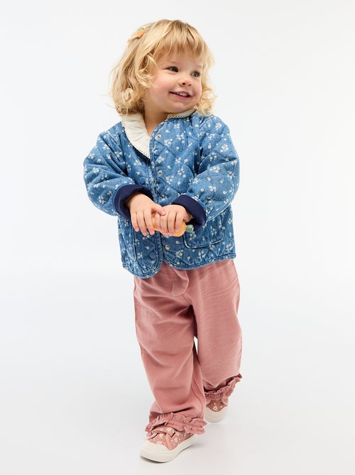 Calças de linho misturado - Kiabi