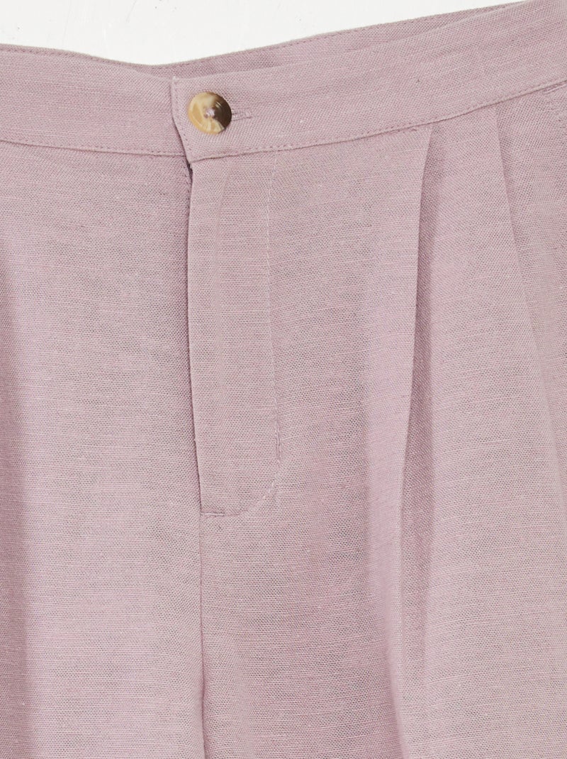 Calças de linho VIOLETA - Kiabi