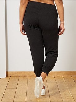 Calças de malha apertadas na parte inferior - Kiabi