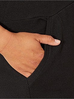 Calças de malha apertadas na parte inferior - Kiabi