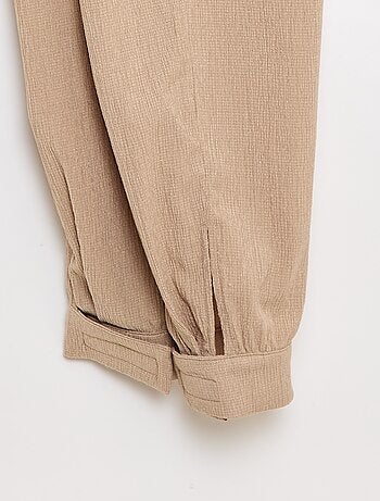 Calças de malha crepe - coleção fácil de vestir