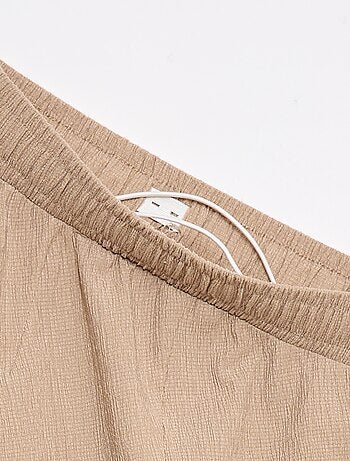 Calças de malha crepe - coleção fácil de vestir