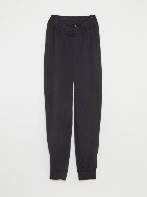 Calças de malha crepe - Fácil de Vestir - Kiabi Calças de malha crepe - Fácil de Vestir - Kiabi