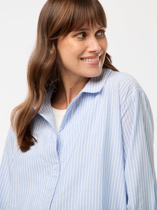 Calças de maternidade às riscas - Kiabi