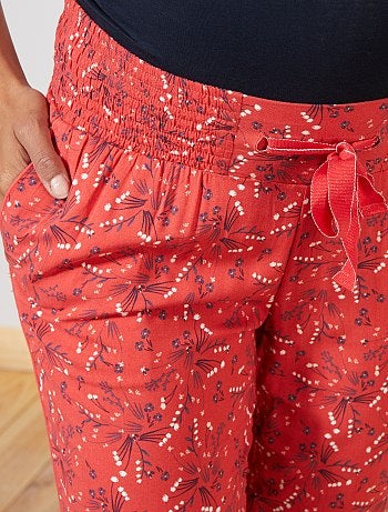 Futura mamã - Calças de maternidade com estampado - Kiabi