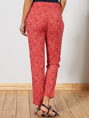 Futura mamã - Calças de maternidade com estampado - Kiabi