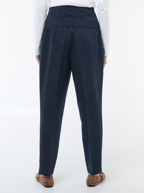 Calças de maternidade largas em malha Milano - Kiabi