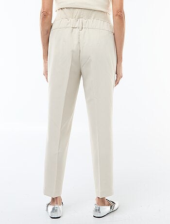 Calças de maternidade largas em malha Milano