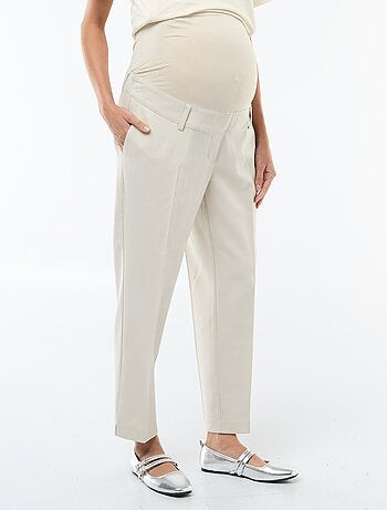 Calças de maternidade largas em malha Milano