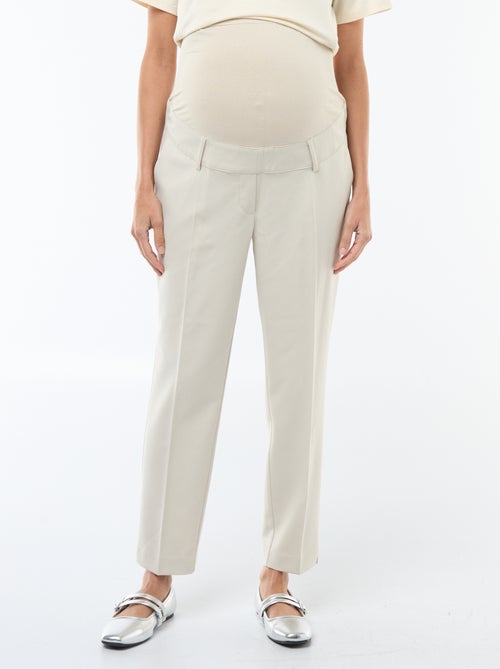 Calças de maternidade largas em malha Milano - Kiabi