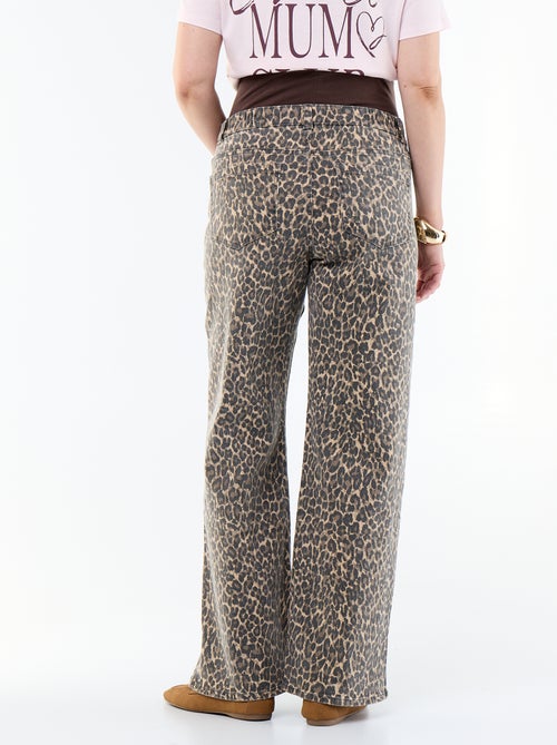 Calças de maternidade wide leg - Kiabi Calças de maternidade wide leg - Kiabi