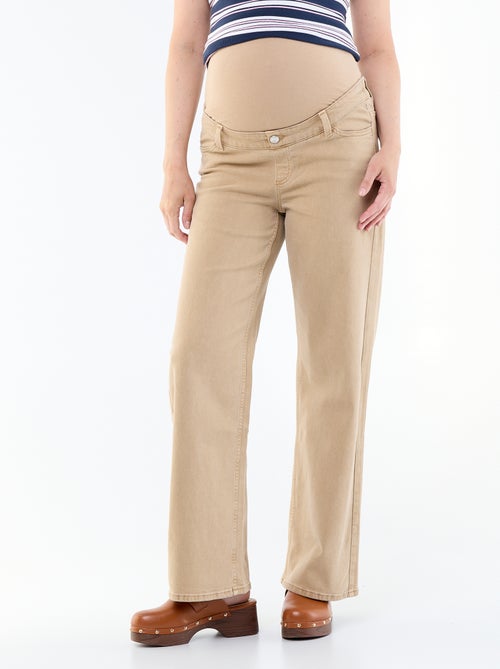 Calças de maternidade wide leg - Kiabi Calças de maternidade wide leg - Kiabi