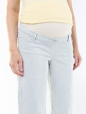 Calças de maternidade wide leg