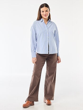 Calças de maternidade wide leg