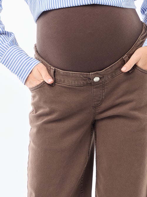 Calças de maternidade wide leg - Kiabi