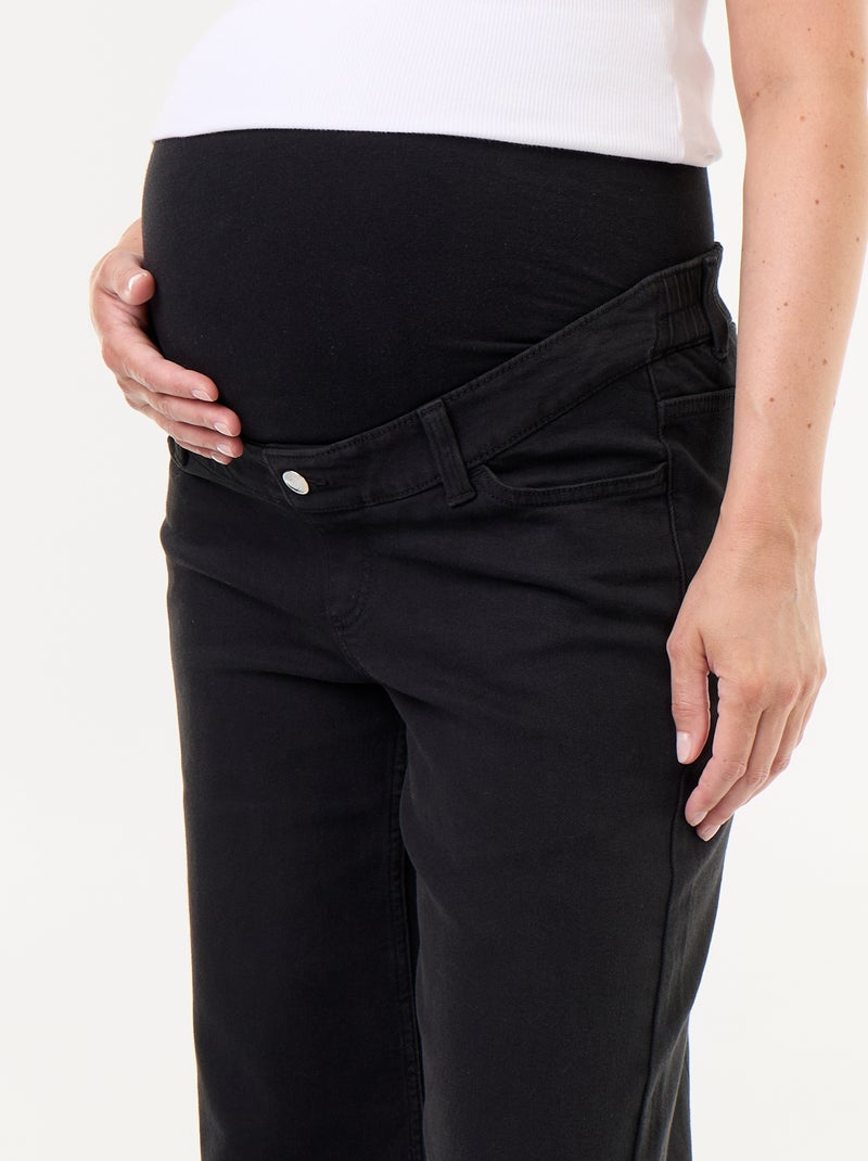 Calças de maternidade wide leg Preto - Kiabi