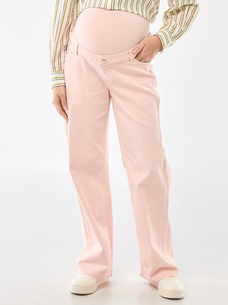 Calças de maternidade wide leg Rosa - Kiabi