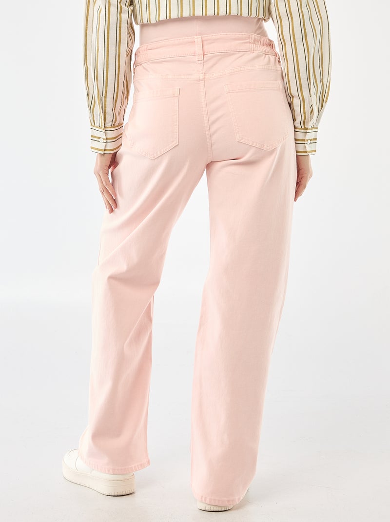 Calças de maternidade wide leg Rosa - Kiabi