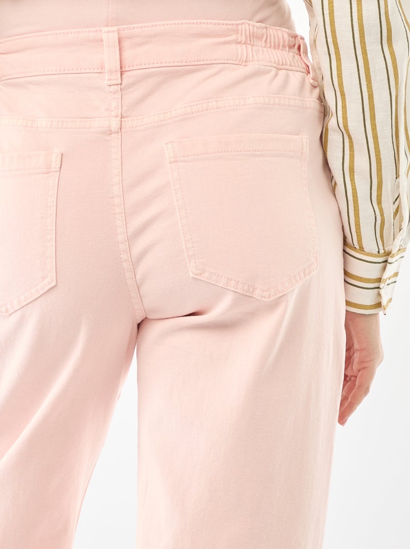 Calças de maternidade wide leg Rosa - Kiabi
